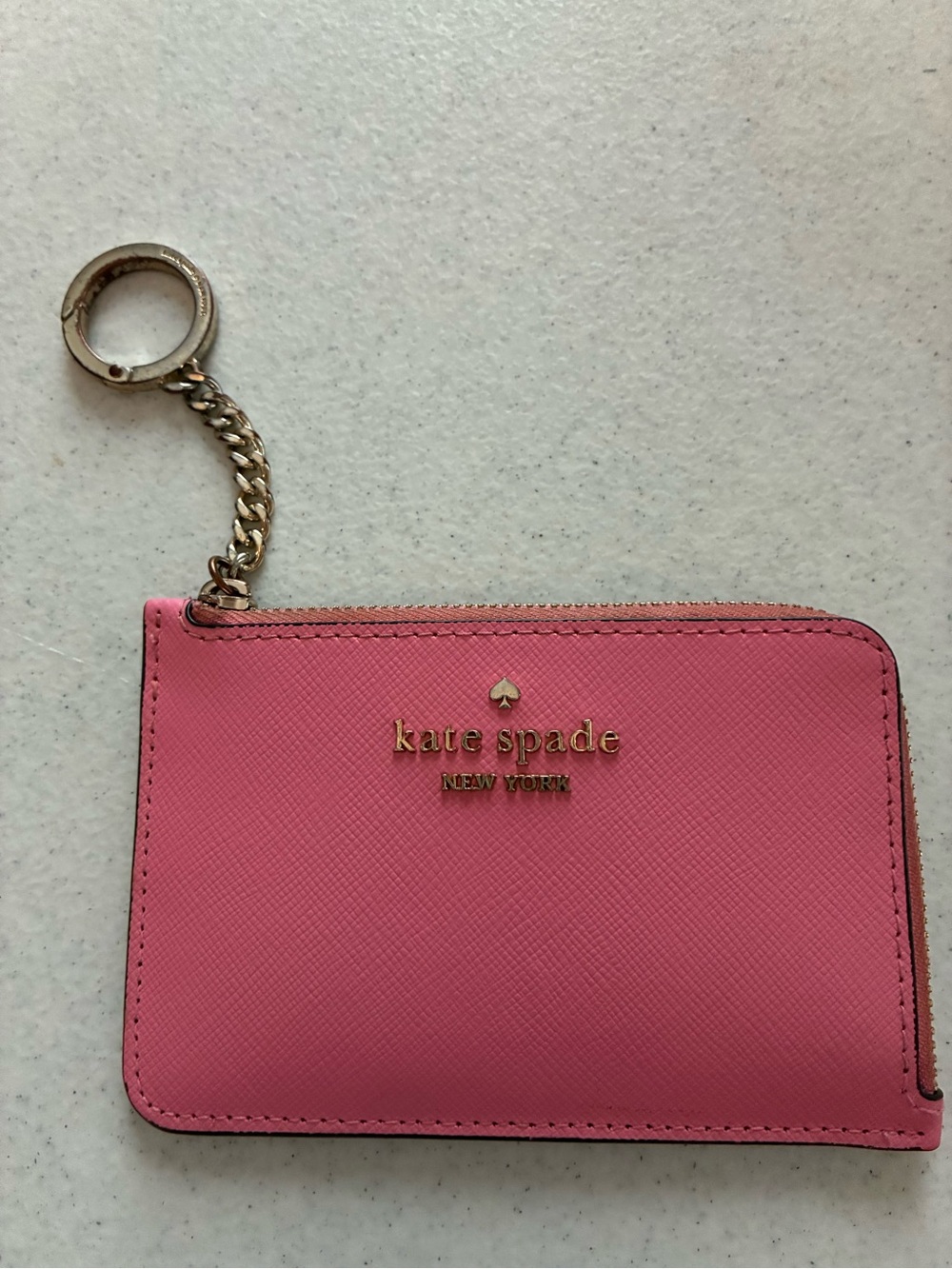 kate spade Pink Leather Keyring Cardholder